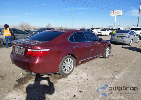 2008 Lexus Ls 460 z USA, uszkodzony, nr VIN JTHBL46F585056158